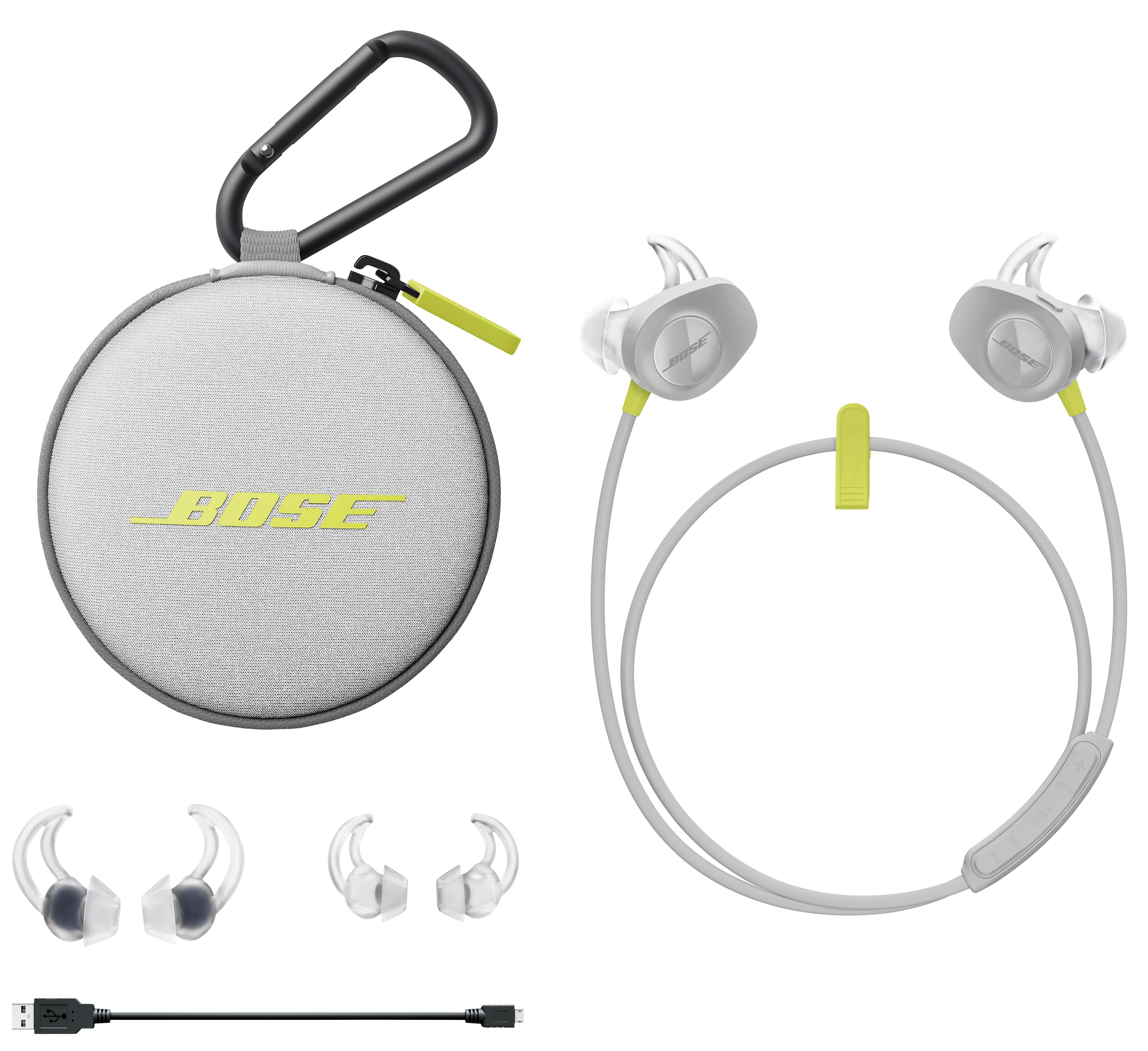 Bose SoundSport trådløse hodetelefoner (gul) - Hodetelefoner - Elkjøp