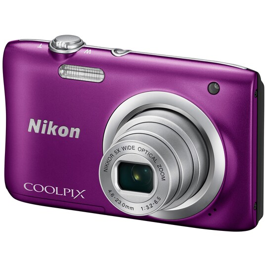 Nikon CoolPix A100 kompaktkamera (lilla) - Elkjøp