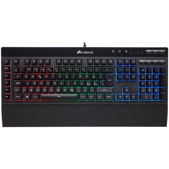 Corsair K55 RGB gamingtastatur (sort) - Elkjøp