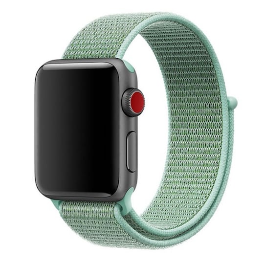 Apple Watch 42mm Nylon armbånd - Marine Green - Elkjøp