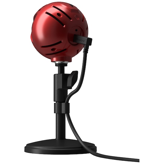 Arozzi Sfera mikrofon (rød) - Elkjøp
