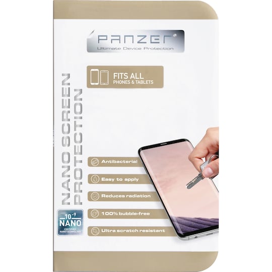 Panzer Nano uuniversal skjermbeskytter til smarttelefoner og nettbrett -  Elkjøp