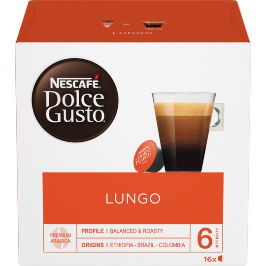Nescafè Dolce Gusto kapsler - Caffè Lungo - Elkjøp