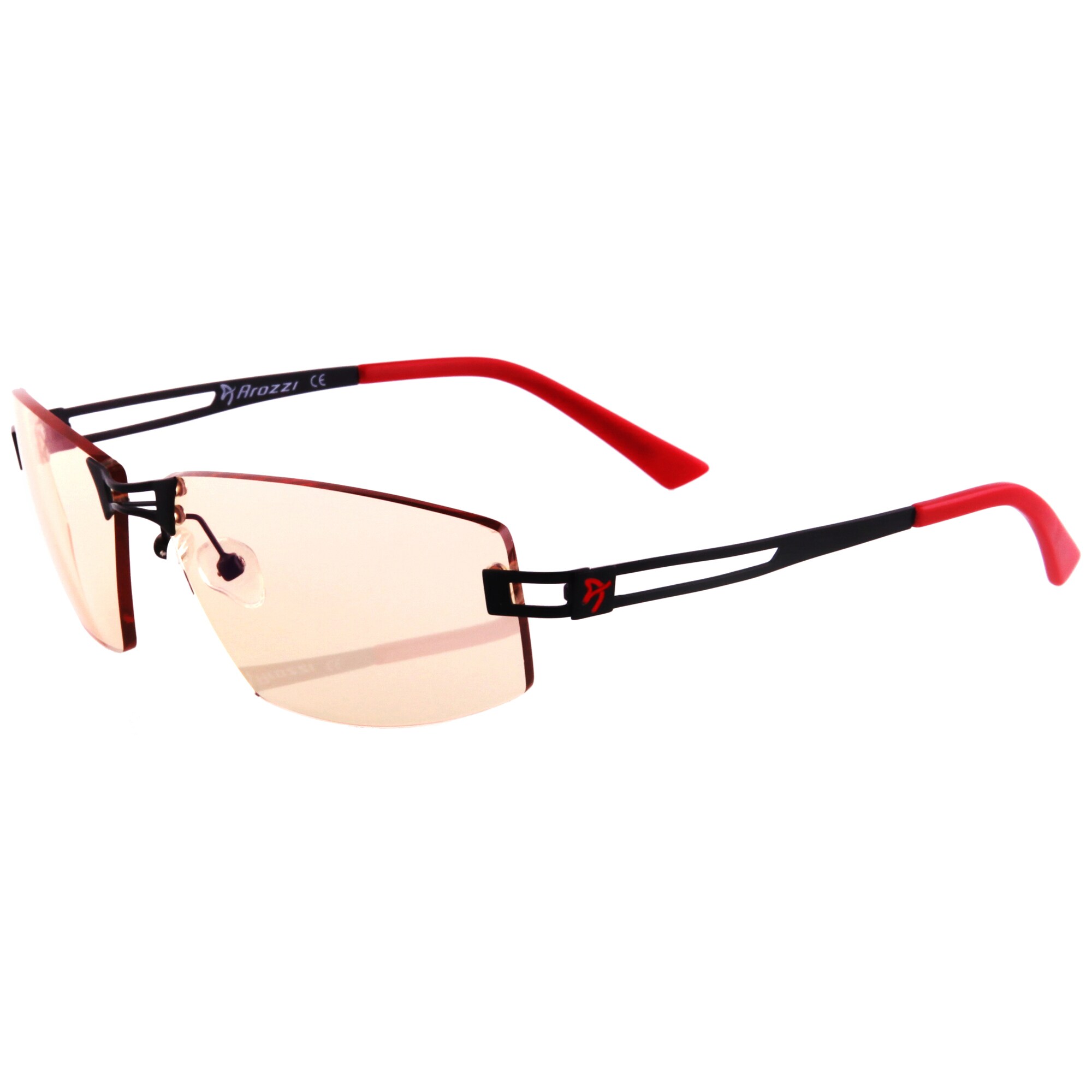 Arozzi Visione VX600 gamingbriller (sort/rød) - Elkjøp