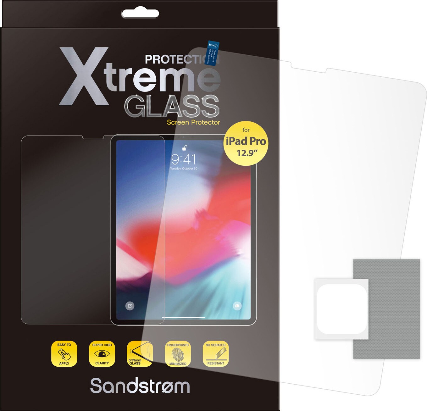 Sandstrøm Xtreme skjermbeskytter til iPad Pro 12,9" - Skjermbeskyttere -  Elkjøp
