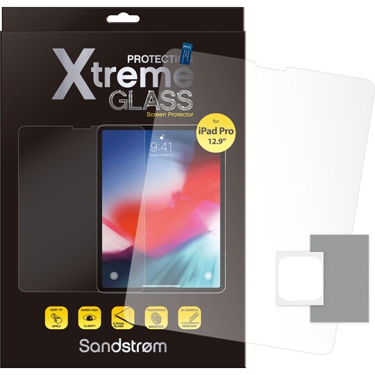 Sandstrøm Xtreme skjermbeskytter til iPad Pro 12,9" - Elkjøp