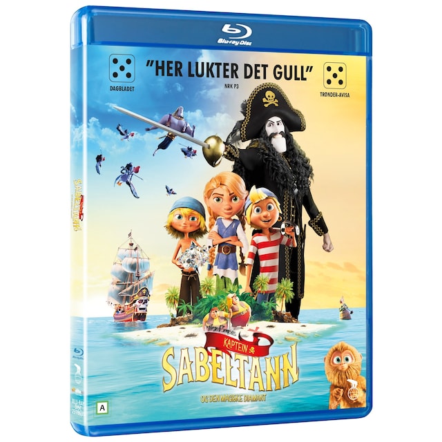 KAPTEIN SABELTANN OG JAKTEN PÅ DEN MAGISKE DIAMANT (Blu-Ray)