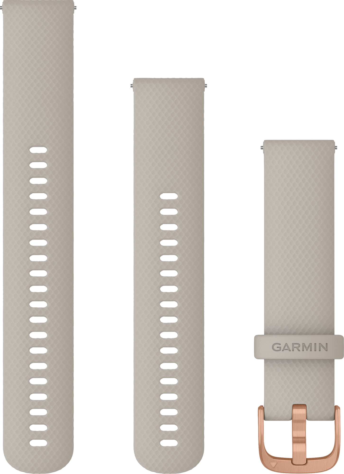 Garmin Quick Release klokkereim 20 mm (light sand/rose gold) - Elkjøp