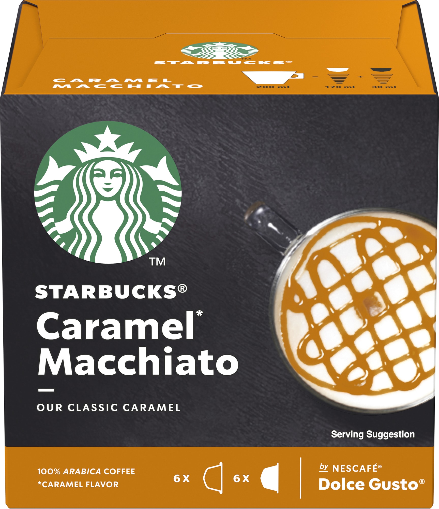 Starbucks Caramel Macchiato kaffekapsler fra Nescafé Dolce Gusto - Elkjøp
