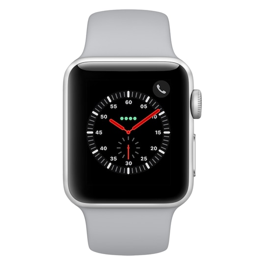Apple Watch Series 3 42 mm (GPS+mobiltilkobling) - Elkjøp