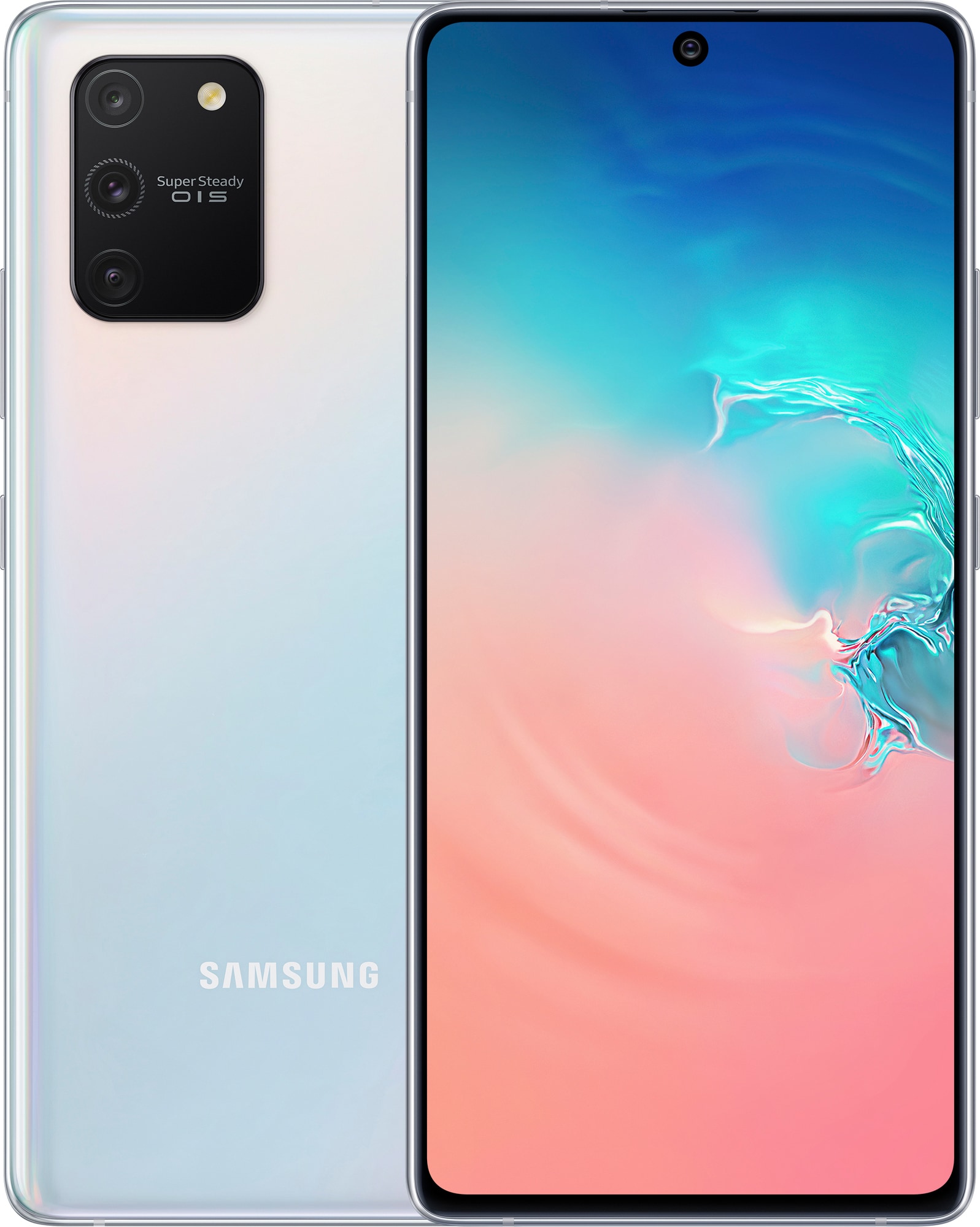 Samsung Galaxy S10 Lite smarttelefon (prism white) - Elkjøp