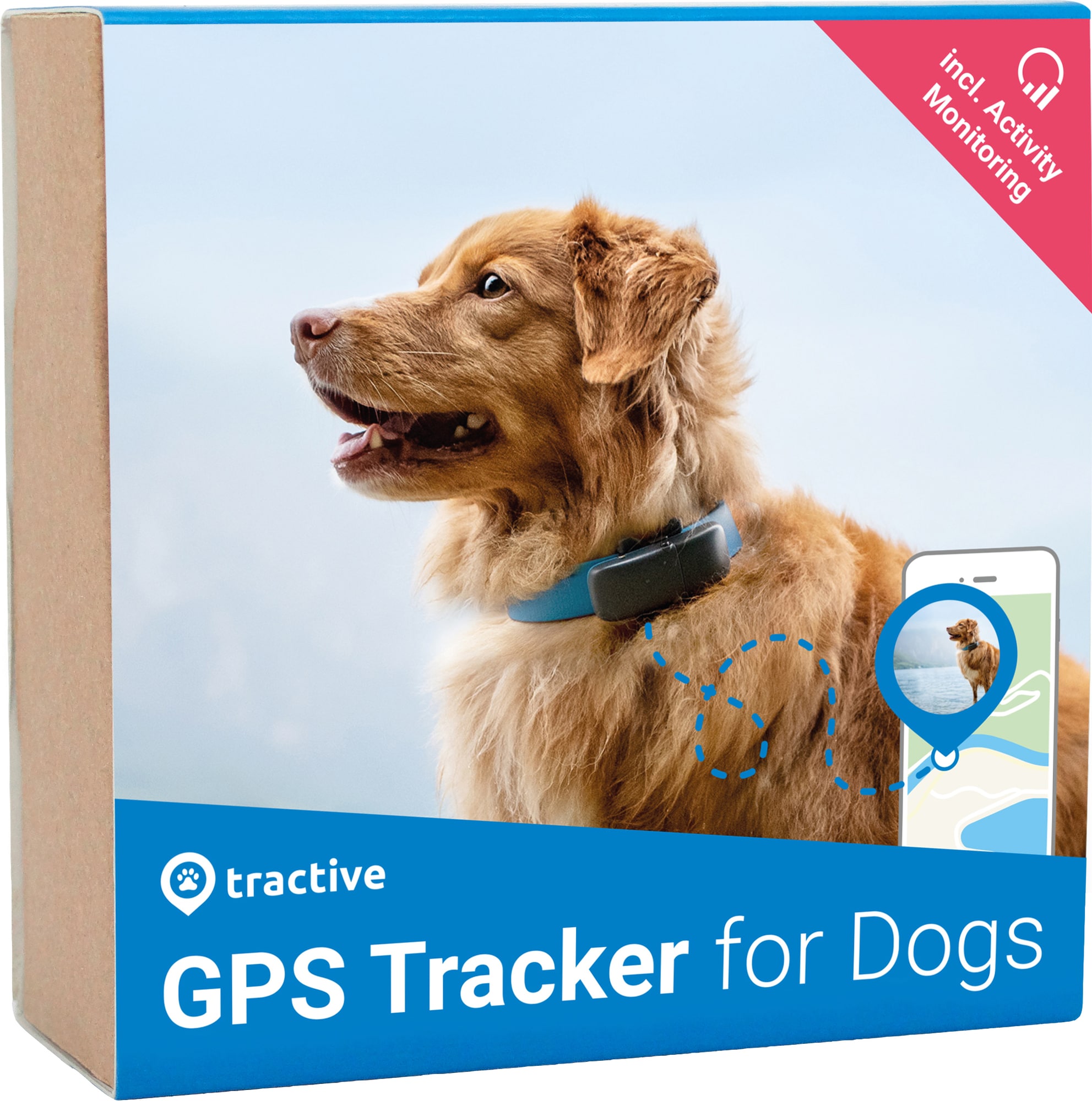 Tractive GPS-sporingsenhet til hund - Elkjøp
