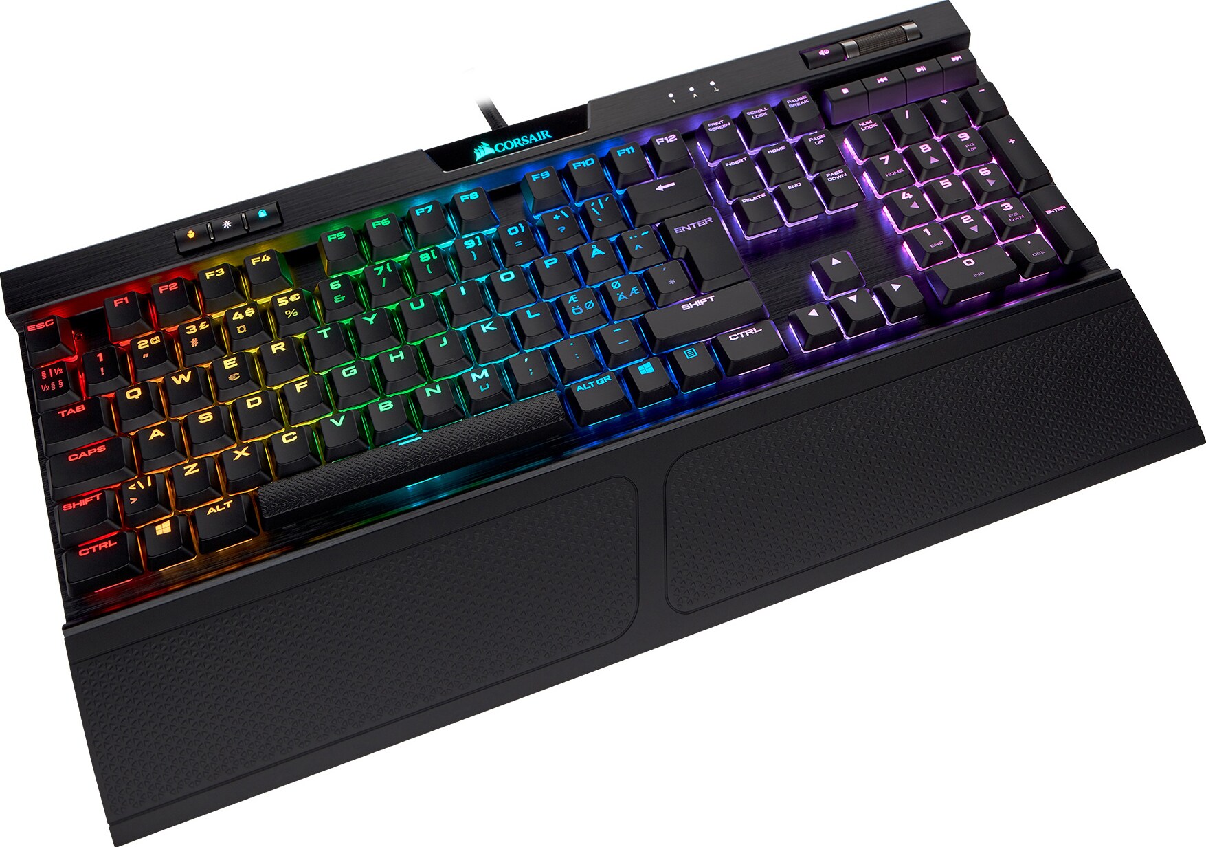 Corsair K70 MK.2 RGB Rapidfire lavprofils mekanisk gamingtastatur - Tastatur  - Elkjøp