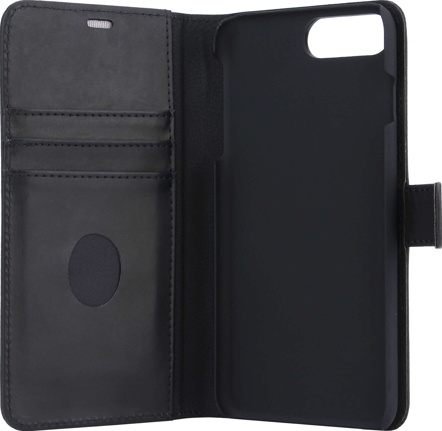 RadiCover iPhone 6/7/8 Plus 2-i-1 lommebokdeksel (sort) - Deksler og etui  til mobiltelefon - Elkjøp