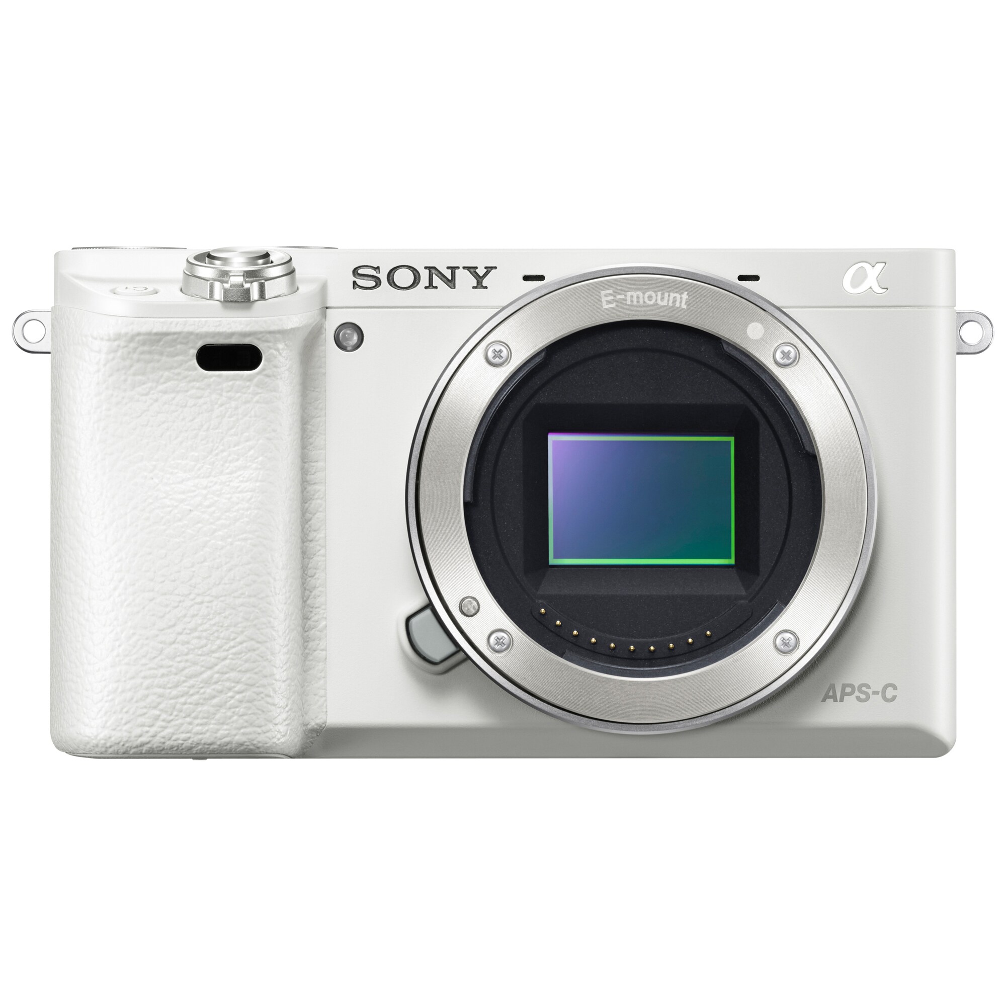 Sony Alpha A6000 systemkamera og 16-50 mm obj. (hvit) - Elkjøp