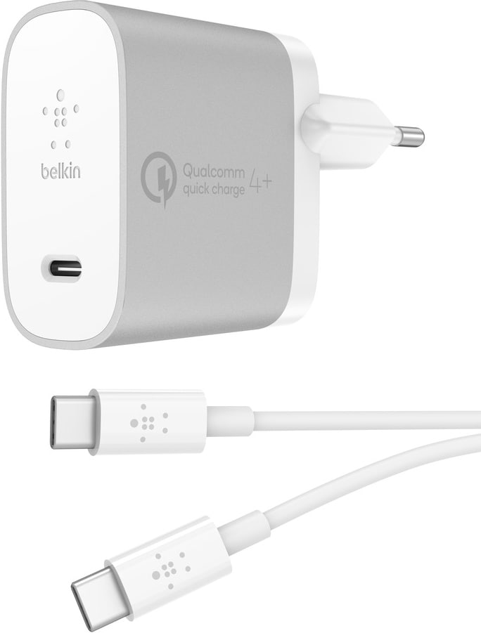 Belkin BOOST↑CHARGE USB-C-lader (hvit) - Vegglader - Elkjøp