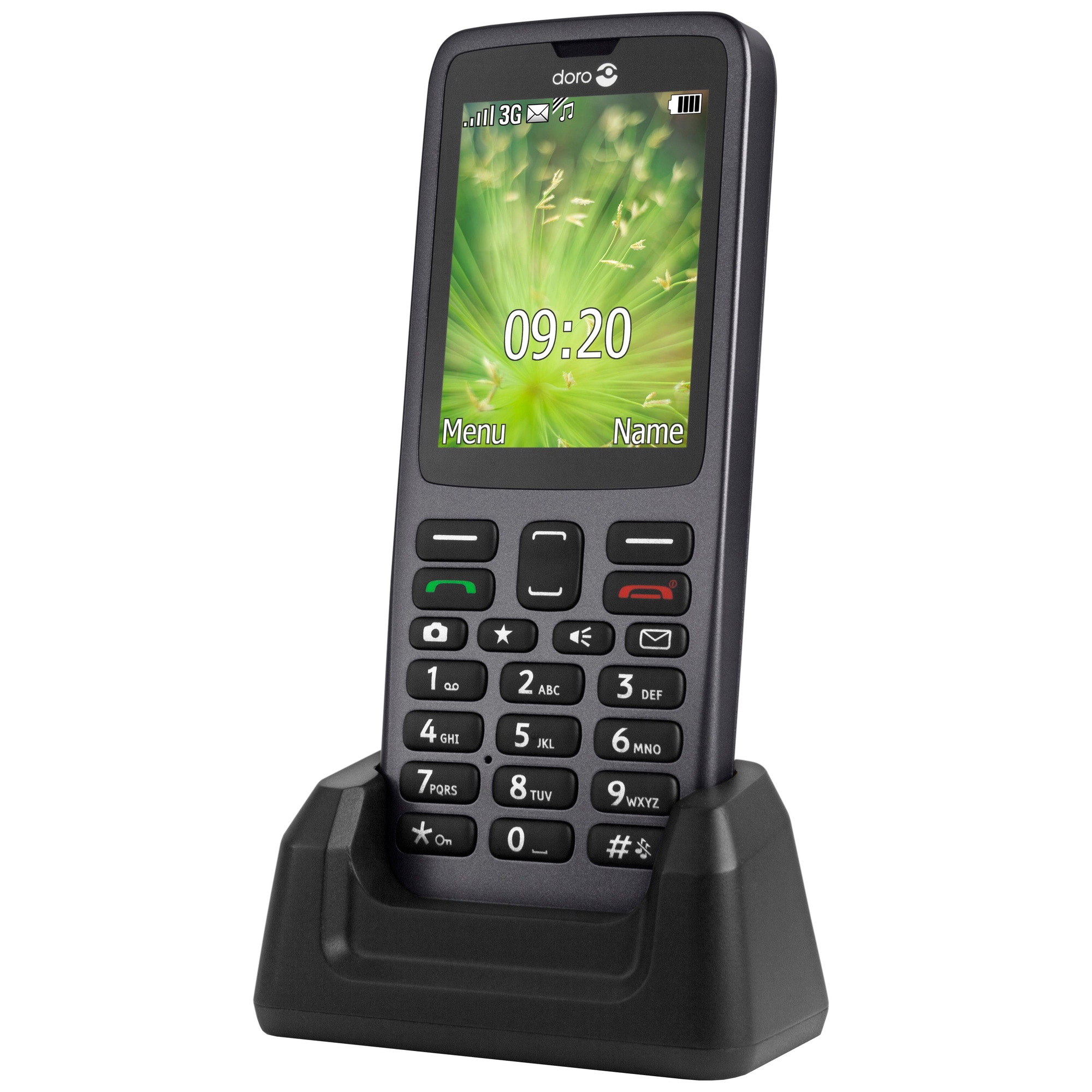Doro 5517 mobiltelefon (sort) - Elkjøp