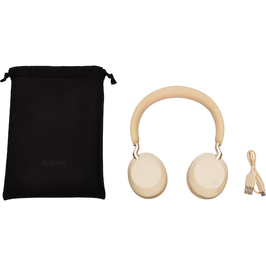 Jabra Elite 45h trådløse on-ear hodetelefoner (gold beige) - Elkjøp