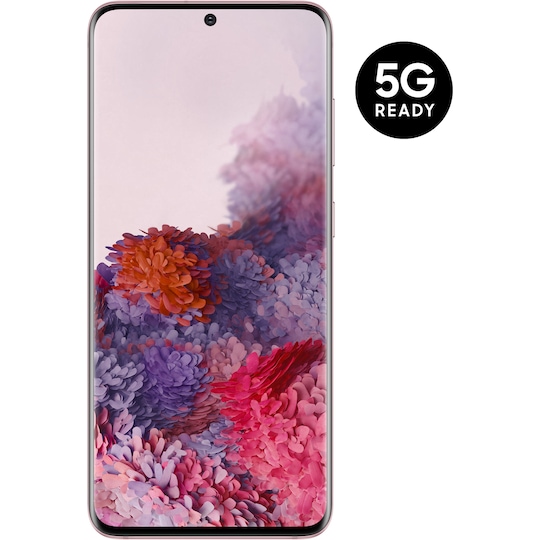 Samsung Galaxy S20 5G smarttelefon 12/128GB (cloud pink) - Elkjøp