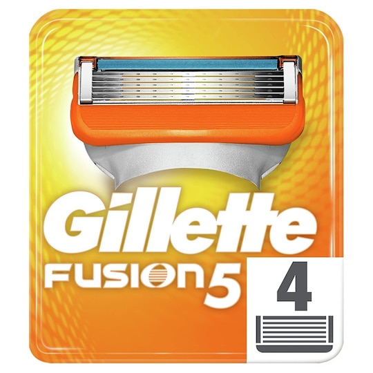 Gillette Fusion Barberblad 4-pack - Elkjøp