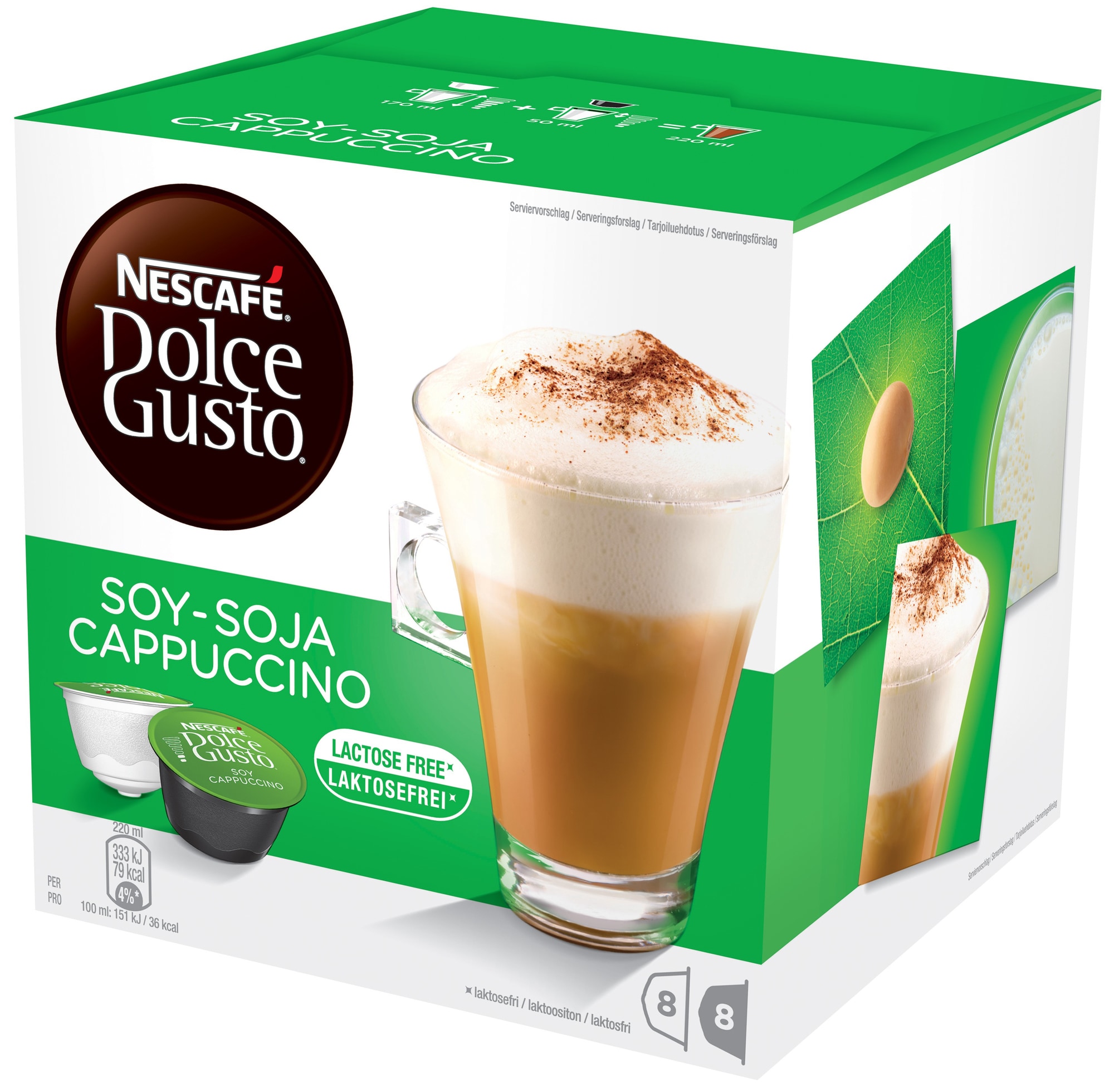 Nescafè Dolce Gusto kapsler - Soy Cappuccino - Elkjøp