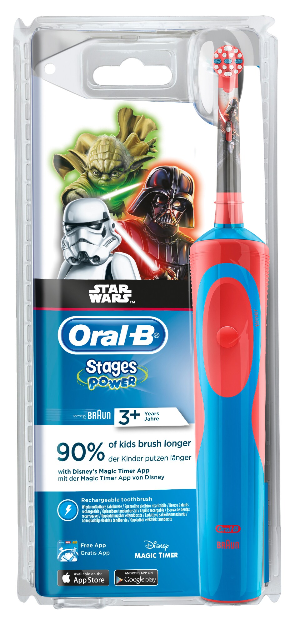Oral-B Vitality D12 Kids Star Wars elektrisk tannbørste - Elektriske  tannbørster - Elkjøp