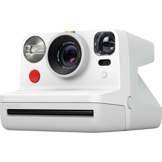 Polaroid Now analogkamera (hvit) - Elkjøp