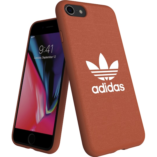 Adidas Canvas deksel iPhone 6/7/8/SE Gen. 2 (oransje) - Elkjøp