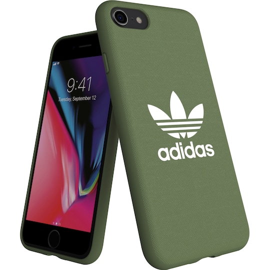 Adidas Canvas deksel iPhone 6/7/8/SE Gen. 2 (grønn) - Elkjøp