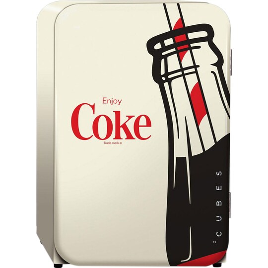 Coca-Cola minikjøleskap Retro Cube 28681 (krem) - Elkjøp