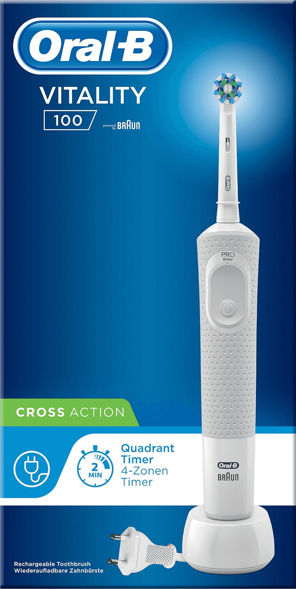 Oral-B Vitality 100 elektrisk tannbørste - Elektriske tannbørster - Elkjøp