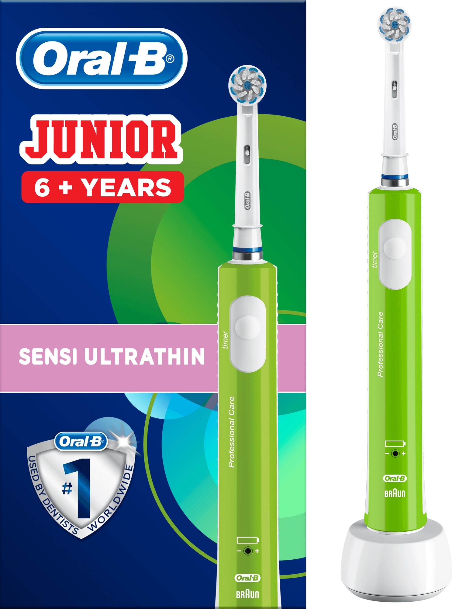Oral-B Junior elektrisk tannbørste barn D16 - Elkjøp