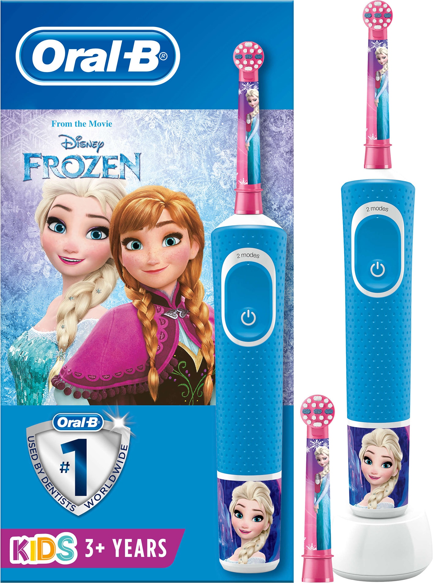 Oral-B Vitality 100 Frozen elektrisk tannbørste barn - Elkjøp
