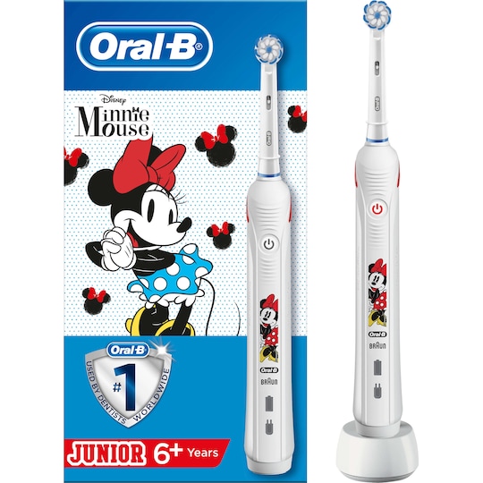 Oral-B Junior D501 Minnie Mouse elektrisk tannbørste barn - Elkjøp