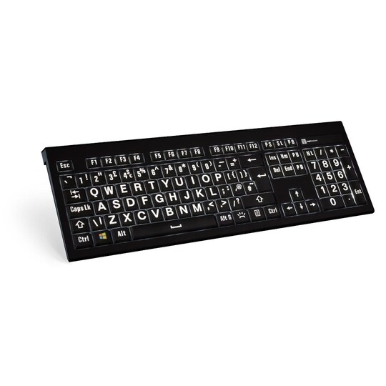 Logickeyboard XLPrint PC ASTRA Tastatur - Elkjøp