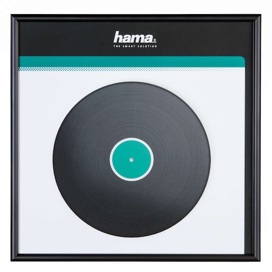 HAMA Ramme for LP-plate Aluminium Svart 31.5x31.5cm - Elkjøp