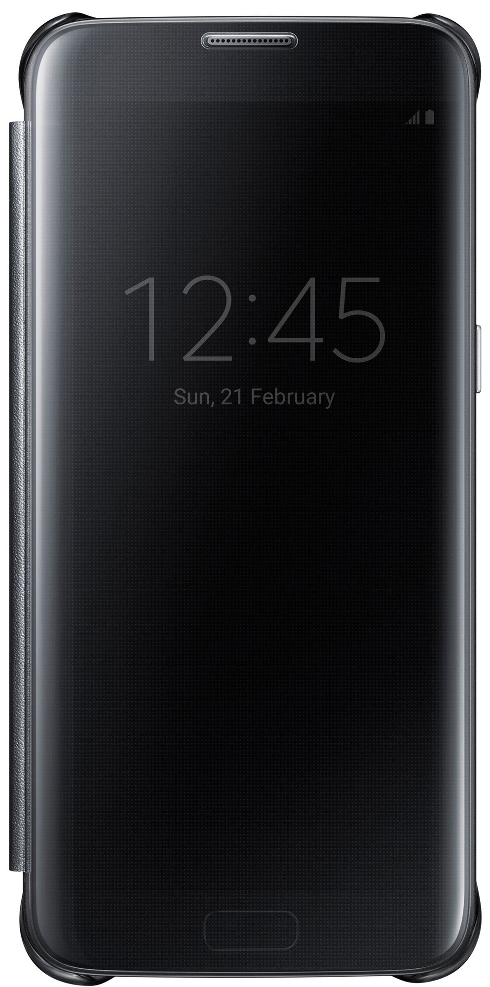 Samsung Galaxy S7 edge Clear View deksel (sort) - Deksler og etui til  mobiltelefon - Elkjøp