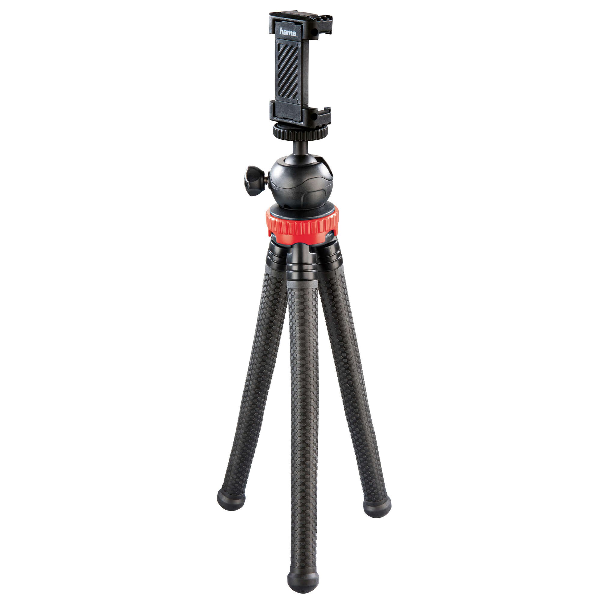 HAMA Bordstativ Kamera, Smartphone & GoPro FlexPro 27 cm Rød - Elkjøp