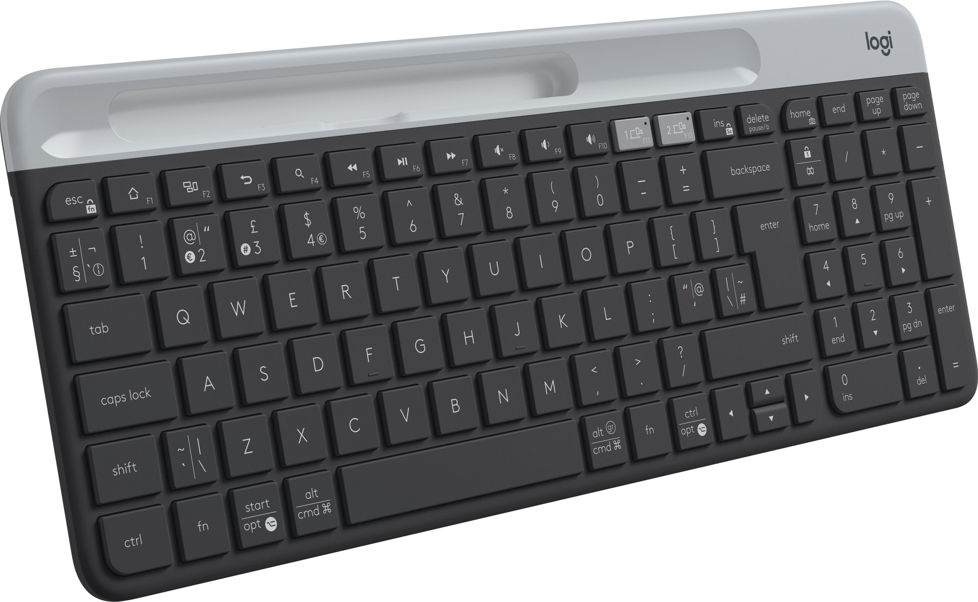 Logitech K580 slankt multienhets trådløst tastatur - Mus og tastatur -  Elkjøp