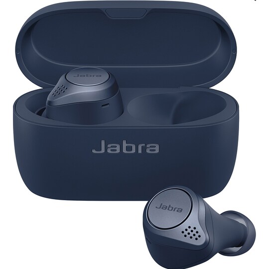 Jabra Elite Active 75t WLC helt trådløse hodetelefoner (blå) - Elkjøp