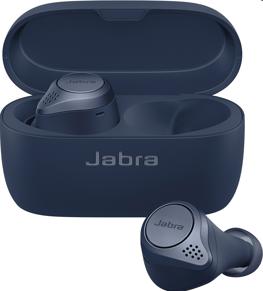 Jabra Elite Active 75t WLC helt trådløse hodetelefoner (blå) - Elkjøp