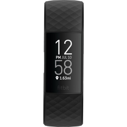 Fitbit Charge 4 aktivitetsarmbånd (sort) - Elkjøp