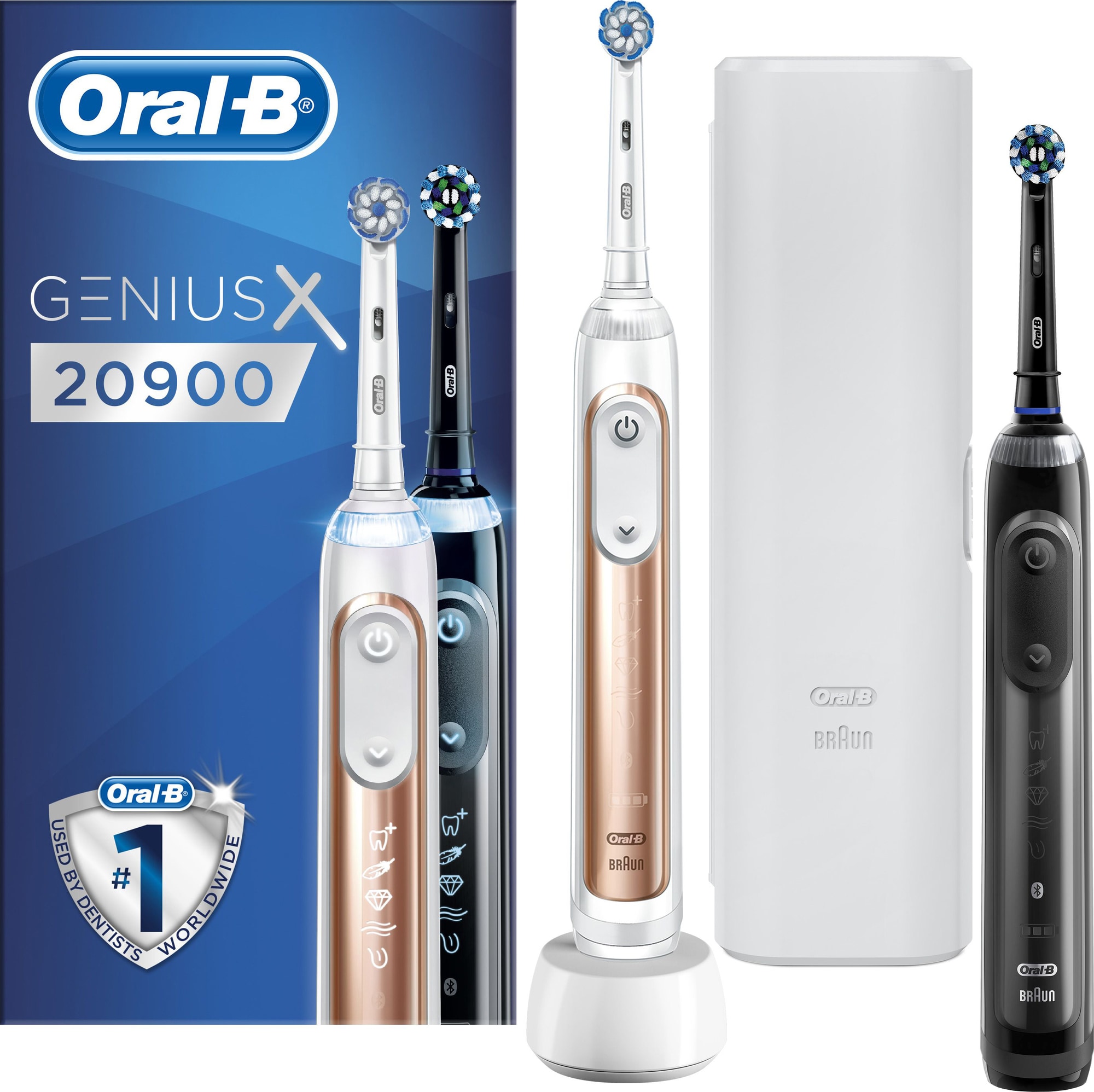 Oral-B Genius X elektrisk tannbørste Double Body spesialutgave 20900 -  Elektriske tannbørster - Elkjøp