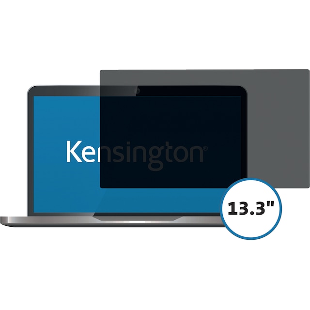 Kensington 13,3" personvernsfilter til skjerm (16:10 sideforhold)