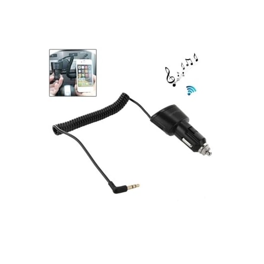 Bluetooth 3,5mm AUX Biladapter med USB Port - Elkjøp