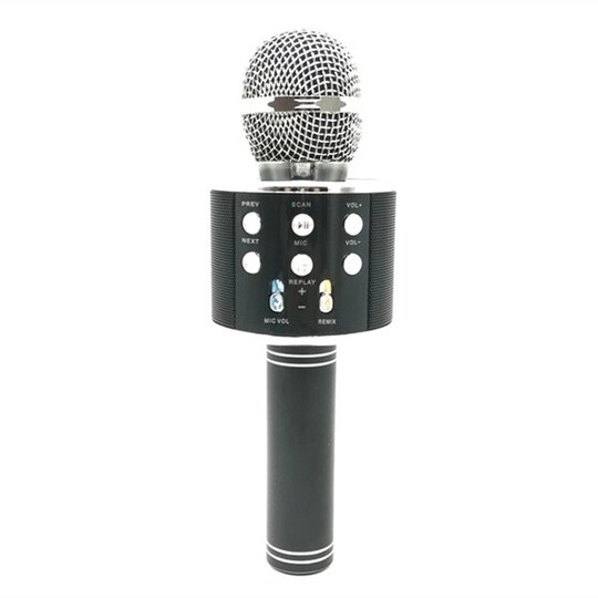 Karaoke Mikrofon Bluetooth til PC/Smartphone - svart - Elkjøp