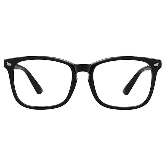 Anti Blue Light briller med blått lys filter - svart - Elkjøp