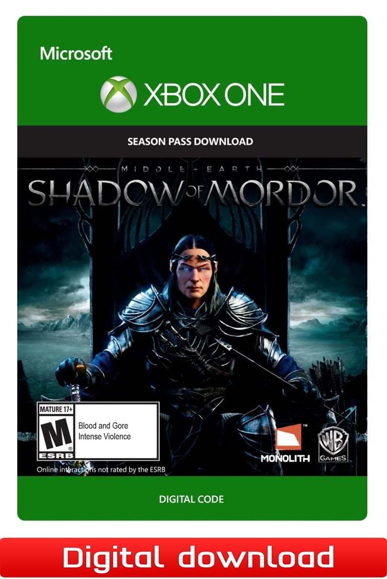 Middle Earth Shadow of Mordor Season Pass - XBOX One - Elkjøp