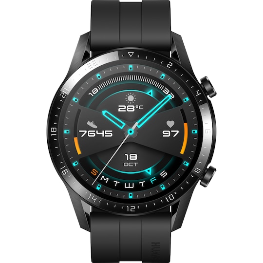 Huawei Watch GT2 smartklokke 46 mm (sort) - Elkjøp