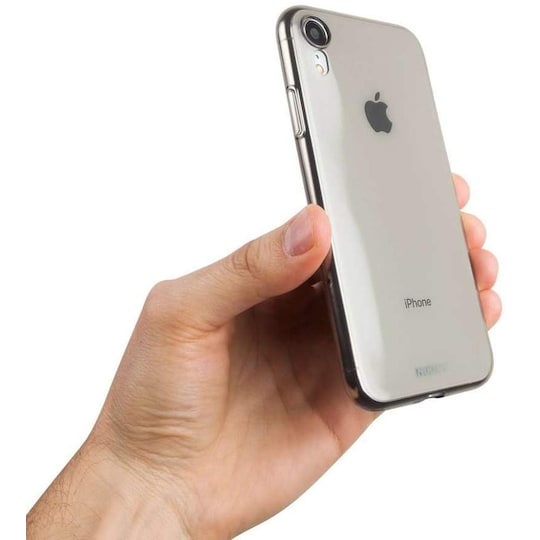 Nudient iPhone 6/7/8/SE Gen. 2 deksel (sort gjennomsiktig) - Elkjøp